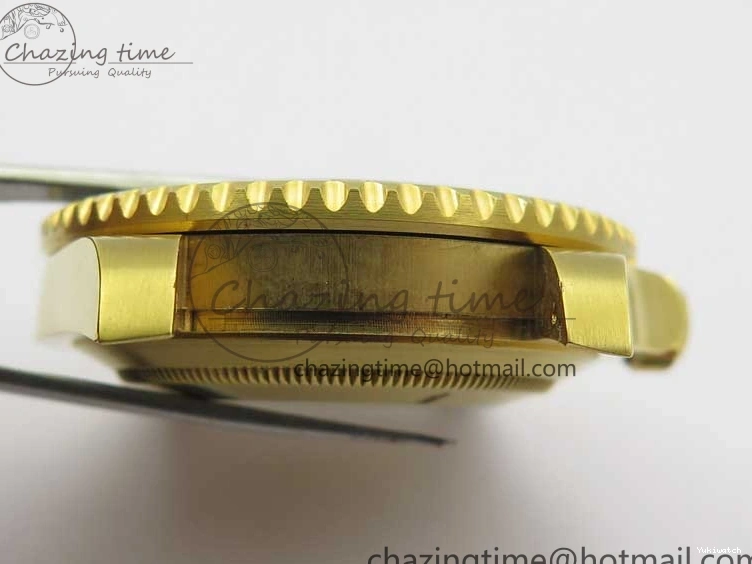 LN A2836 YG Dial Best Edition Wrapped Wrapped Bracelet Submariner Black 116618 D1F YG on 0207